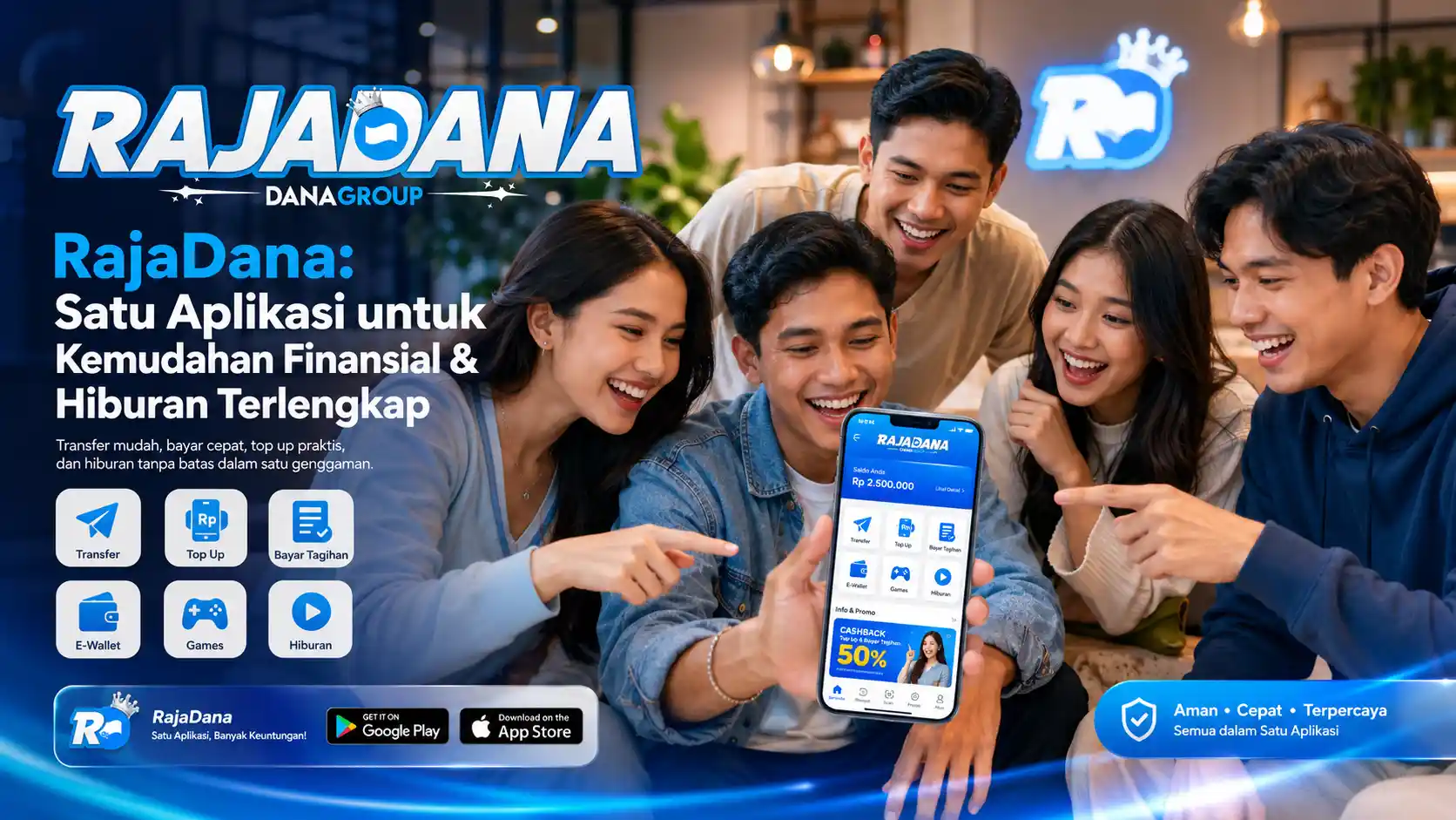 RajaDana RAJADANA platform finansial dan hiburan