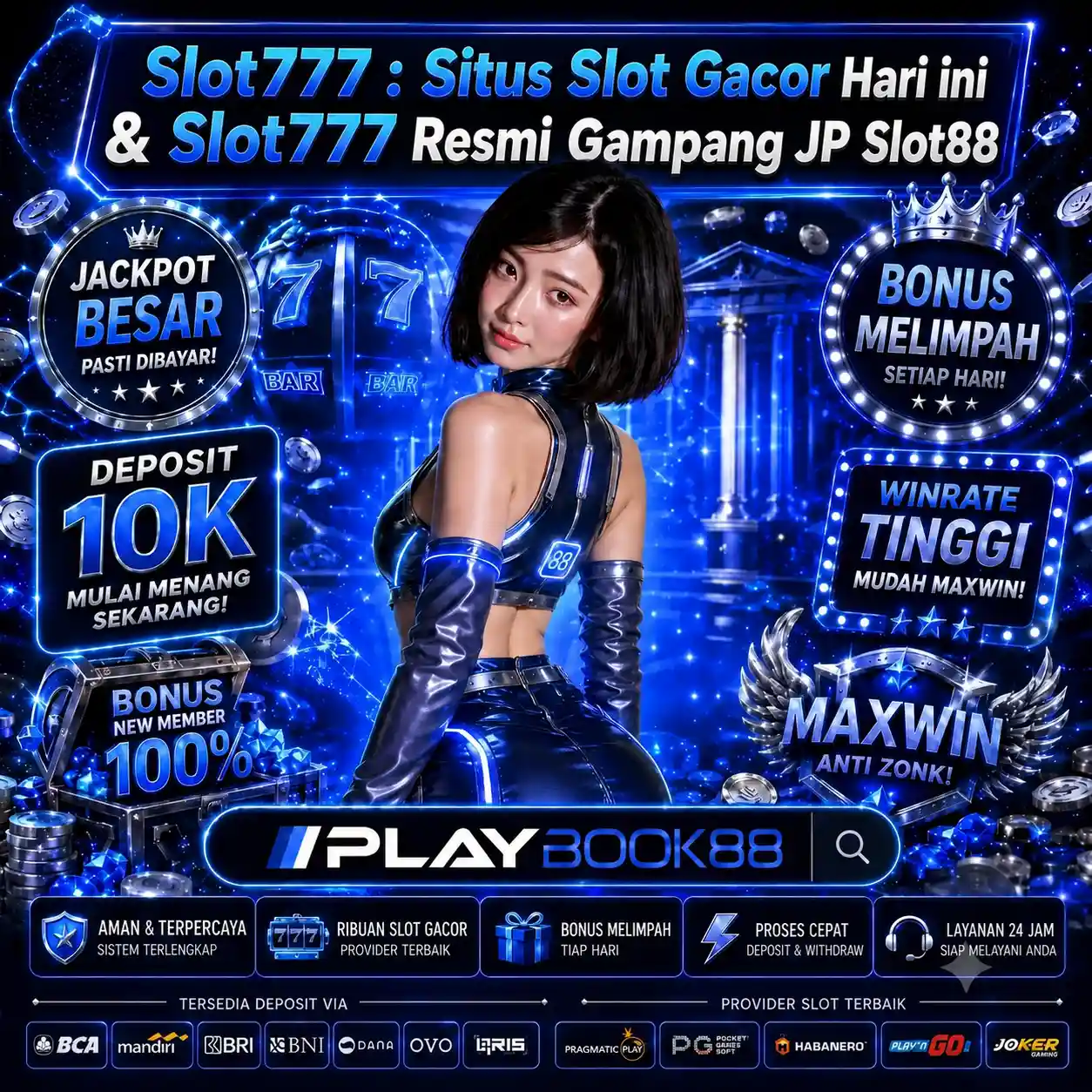 Slot777 Front Black 